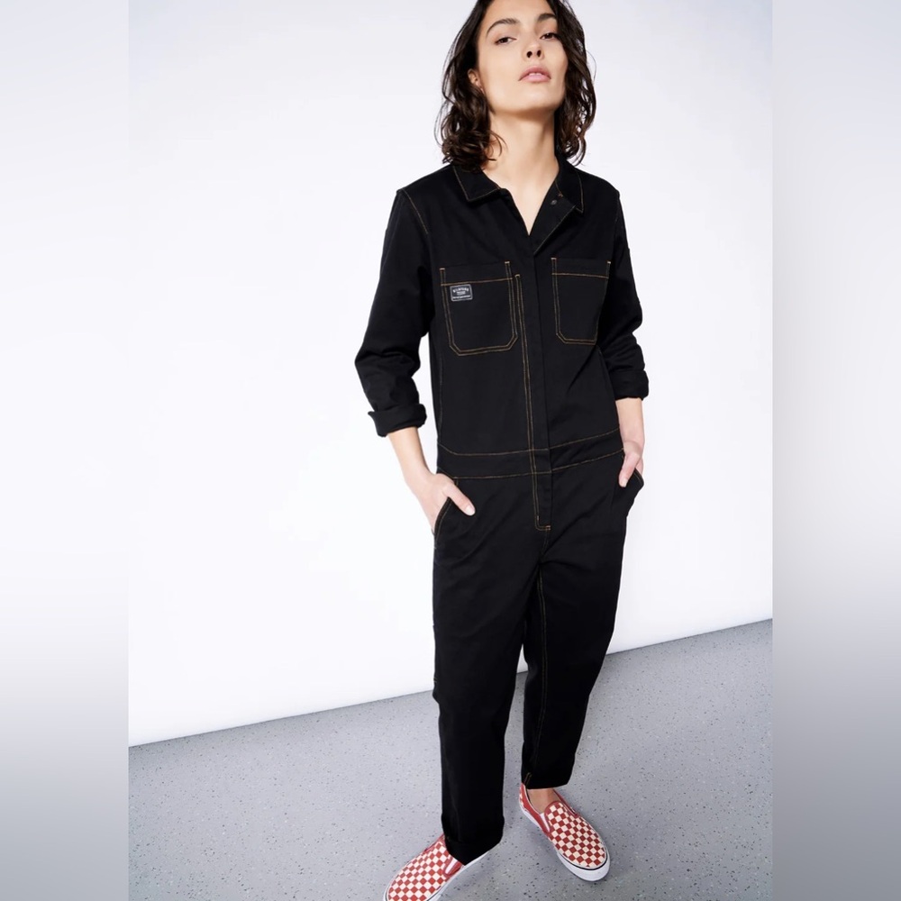 The Essential Long Sleeved Coverall Black